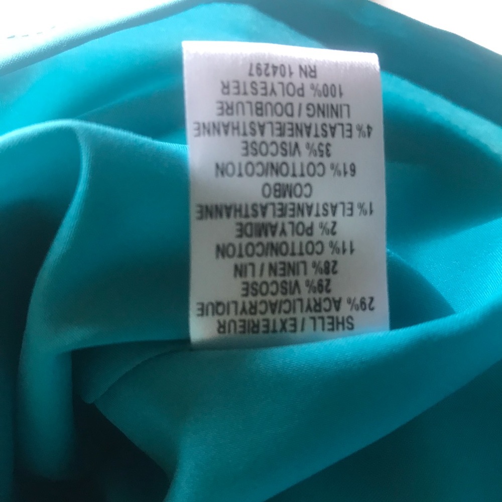 Milly Jamie dress in aqua tweed - Picture 14 of 15